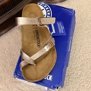 Birkenstock Sandals - Metallic taupe, 39